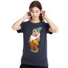 Snow White And The Seven Dwarfs Womens/Ladies Flirty Bashful T-Shirt