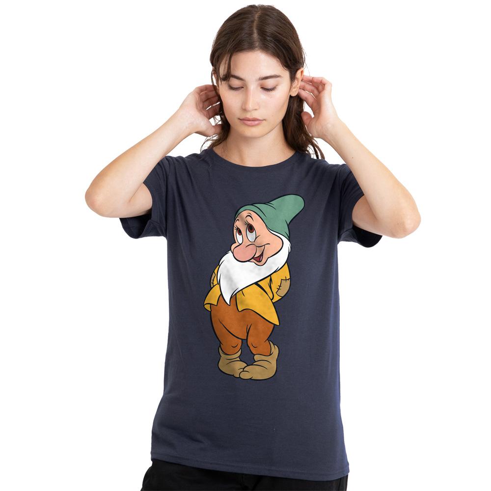 Snow White And The Seven Dwarfs Womens/Ladies Flirty Bashful T-Shirt