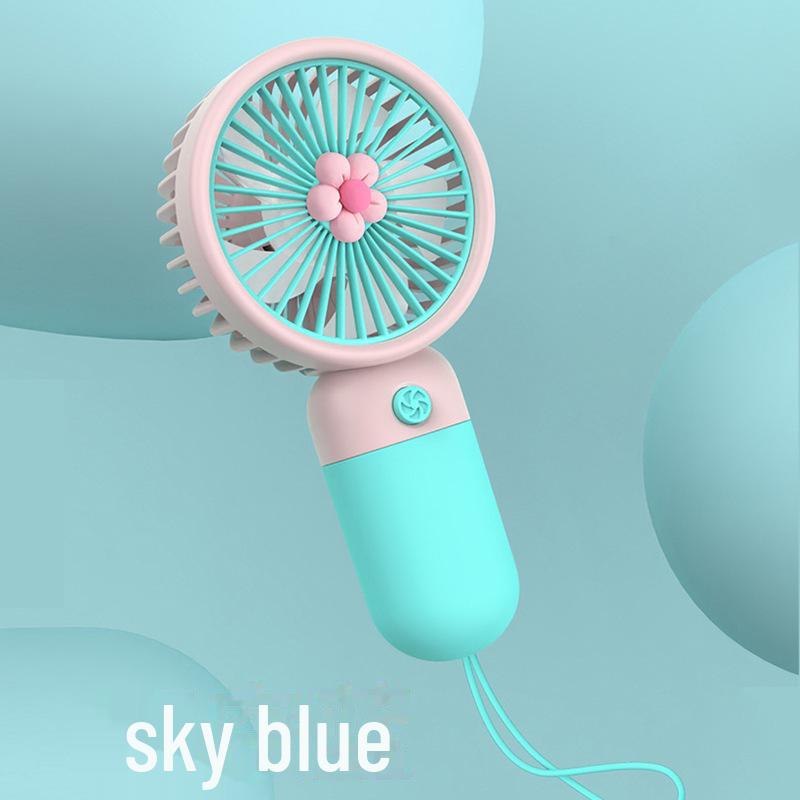 New Flower Mini Portable USB Handheld Fan - Summer Fresh and Compact Electric Fan