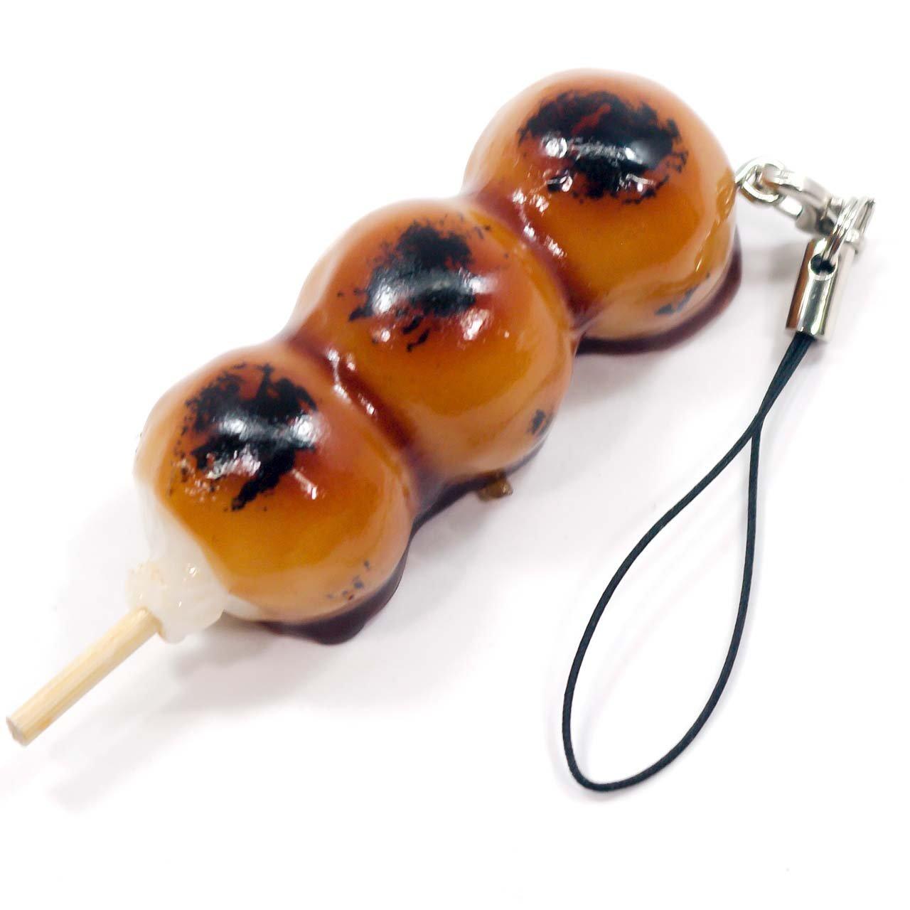 

Food replica strap Mitarashi dango that look like they could eat them 110OS - (rice dumplings) - помаранчевий
