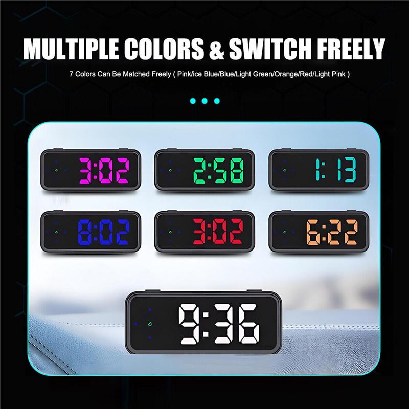 2024 Mini LED Digital Speedometer GPS Car HUD Head Up Display MPH/KMH Universal