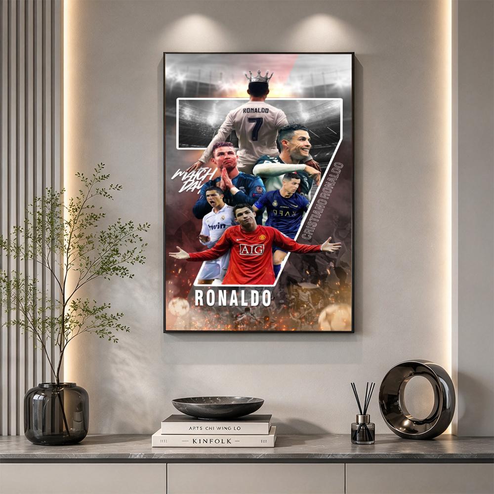Cristiano Ronaldo 5D Diy Diamond Paintings Mosaic Wall Round Diamond Art Painting Kits Embroidery Crystal Accessories Frameless