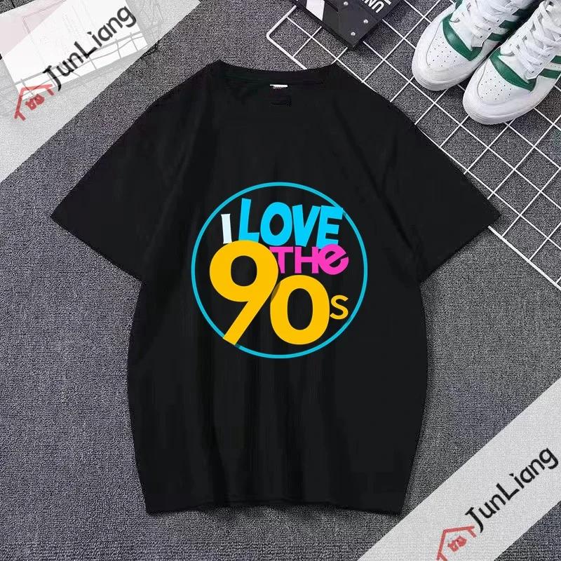 The 90s Unisex Retro Costume Party T-Shirt Gift for Unisex 90’s Aesthetic ClothingHip Hop Event Graphic Tee Tops