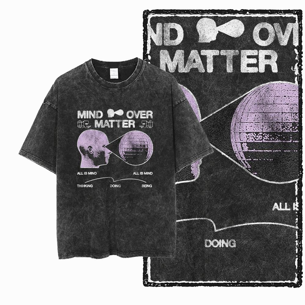 ZF STREETWEAR Printed Cotton Acid Washed Exclusive Graphic Unisex T Shirt Cool Vintage retro Men Tshirts Big Size Tee