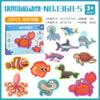 Toddler Puzzles Set Early Learning Educational Toys for 1-3 Year Old Boys Girls with Storage Rack and Shape Matching Blocks