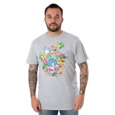 Camiseta psicodélica masculina