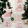 Standing Expandable Snowman Doll Matching Supplies Elk Doll Christmas Decorations  Christmas Decor