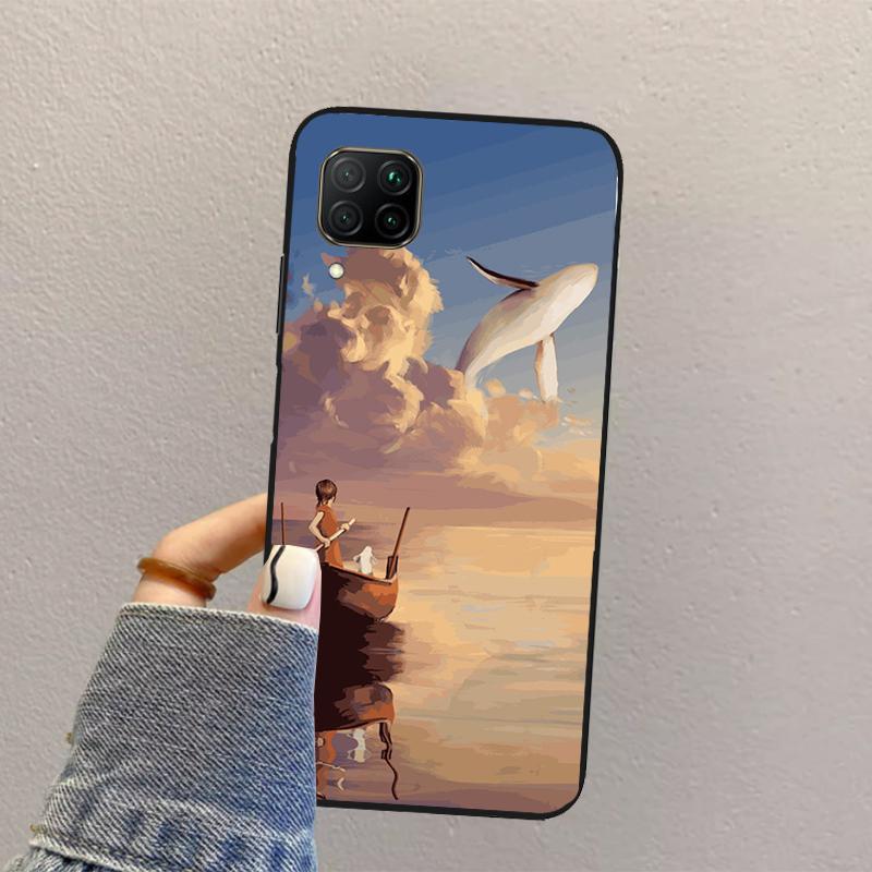 

Flying Whale Magical For Huawei Nova Y70 Y90 Y60 Y73 Y72 Y61 Y91 12s 12i 11i 8i 9 10 SE P40 Lite P60 P30 Pro Case Huawei Nova Y91