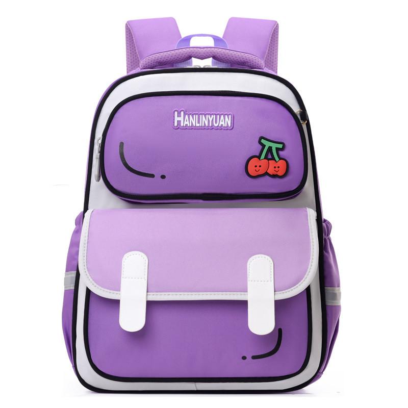 Large Capacity Casual School Backpack For Kids With Fun Cartoon Patterns