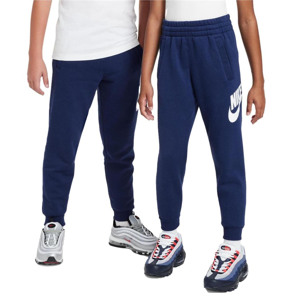 Nike Knit Sports Pants For Kids With Letter Laces Casual Fleece Deep Navy Kids Bottoms FD2995410