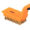 Wire brush, brass wire, 5x11 rows