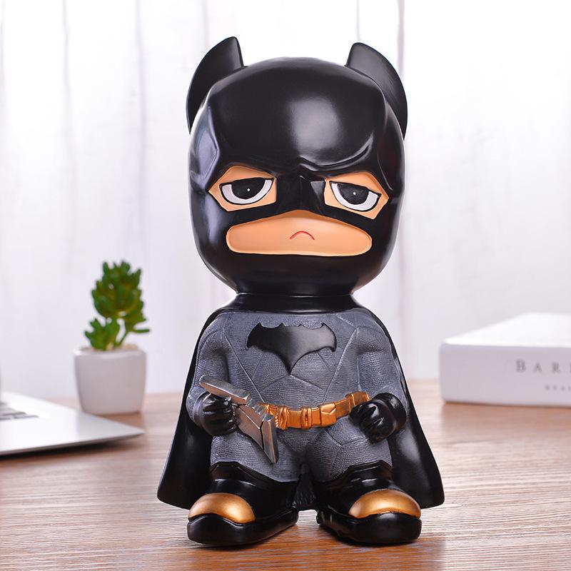 Pușculiță pentru supererou Cutie de monede de economisire în siguranță Pușculiță pentru bănci de hârtie pentru copii