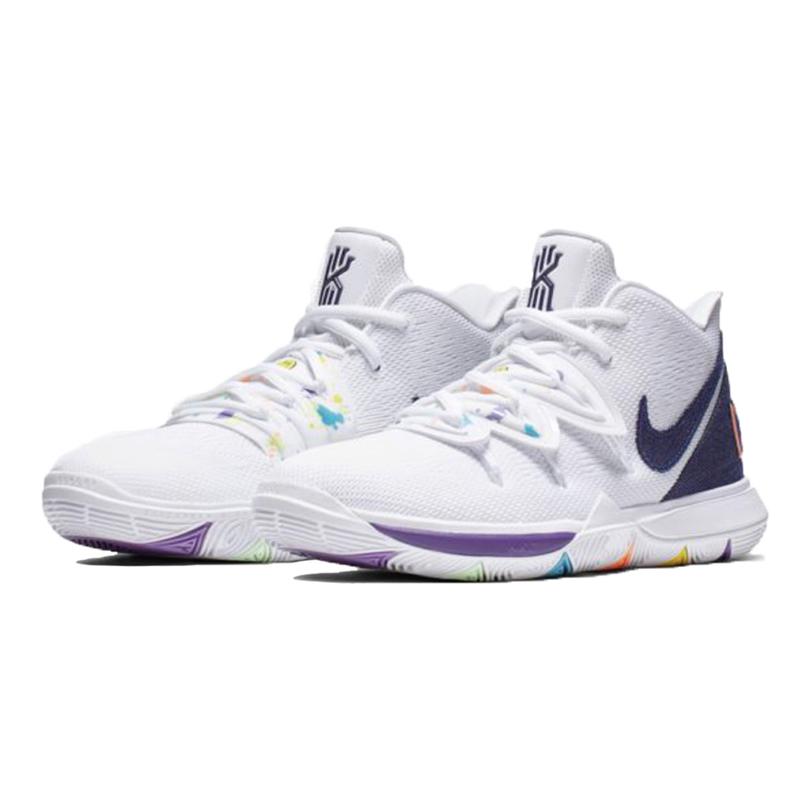 New Nike Kyrie 5 White Denim GS AQ2456-101