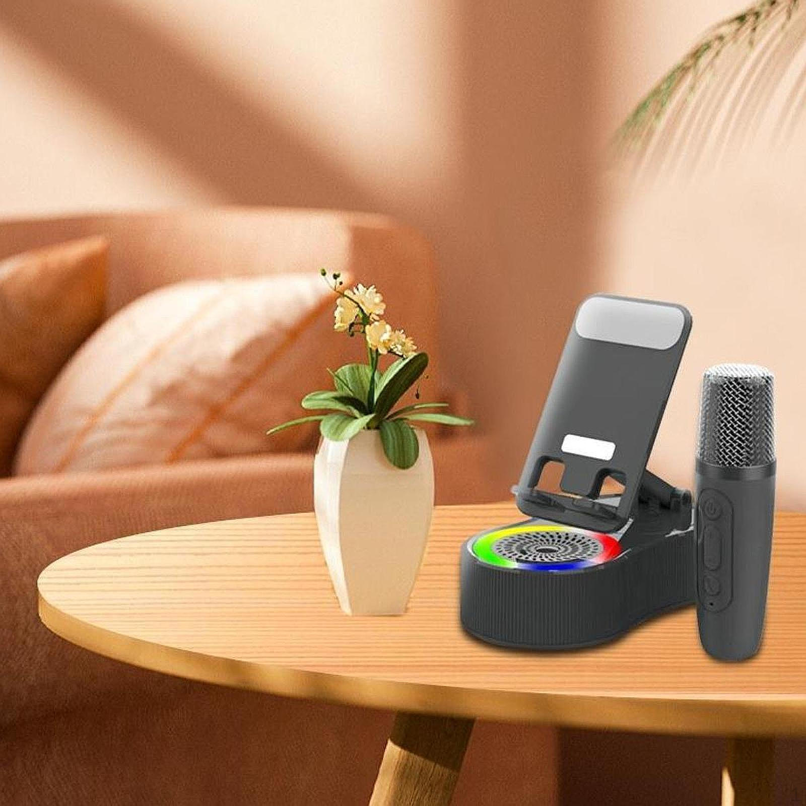 

Sonicdrop Dock Holder 5 in 1 with Microphone Drop to Play Sound Phone рожевий