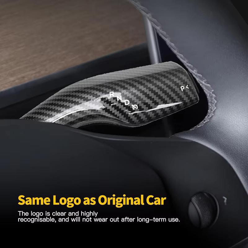 For Tesla Model Y For Tesla Model  3 Gear Shift Cover Shift Knob Cover Lever Handle Protection Car Accessories Interiors