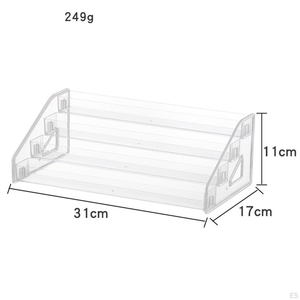 Acrylic Nail Polish Organizer, Easy Clean Vanity Organizer Makeup for Bottles