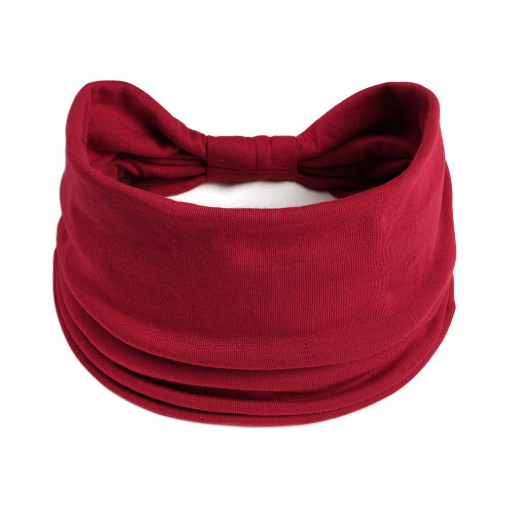 Wide Headbands for Women Stylish Head Wraps Boho Hairbands Sport Yoga Turban Cotton Non-Slip Bandana Hair Accessories