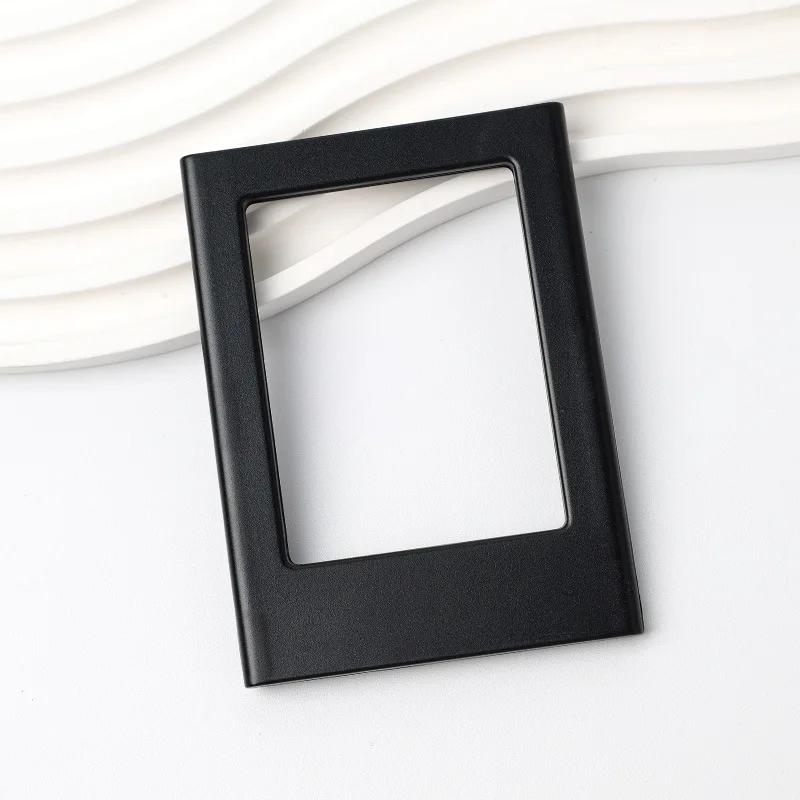 5pcs/10pcs Magnetic Photo Frame, 3-Inch Color Refrigerator Magnet, Compatible With Fuji Instax Mini Photo Paper.