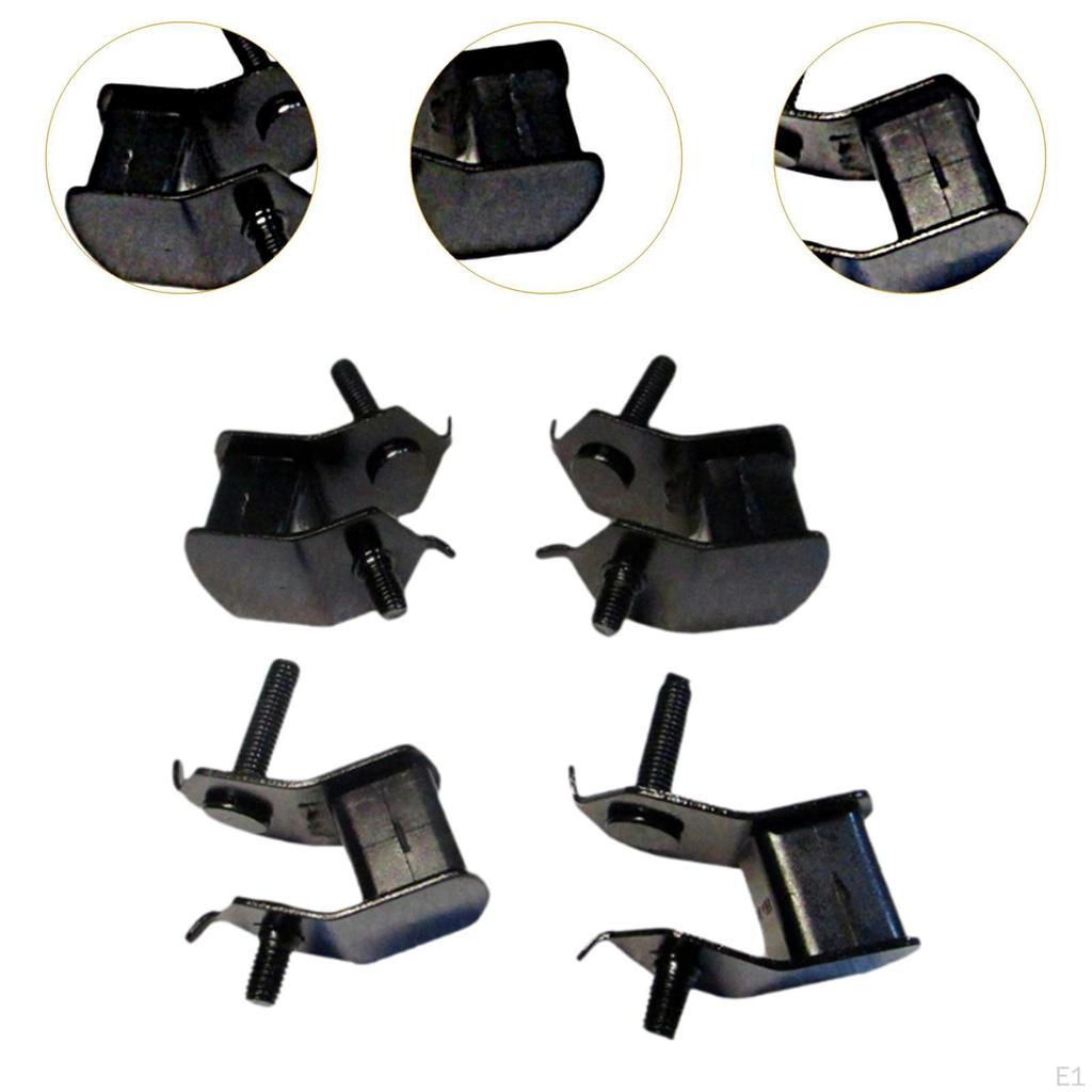 4 Pieces Diesel Generator Accessories Shock Reduction Mount Direct Fitting Assembly