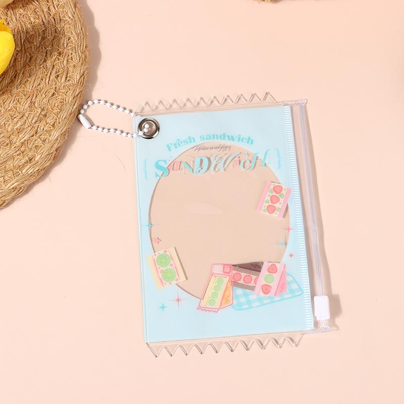 Transparent Candy Bag Photocard Holder Keyring Props Badge Display Bag Pendant Idol Photo Card Protective Cover Card Holder