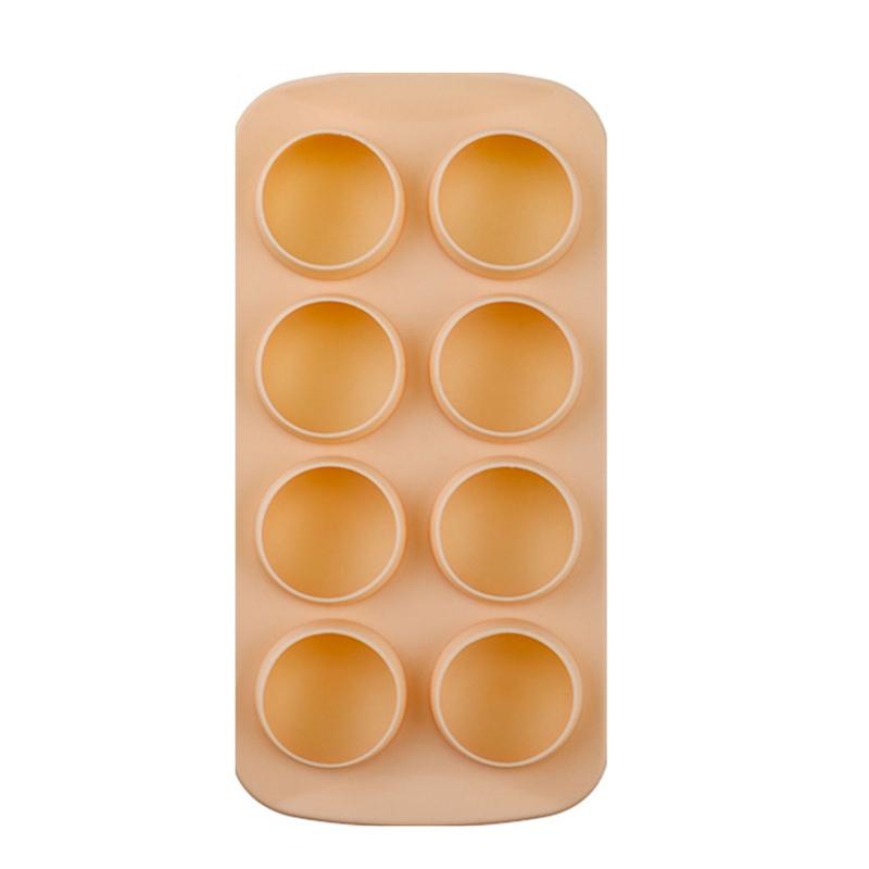 8 Cells ice cubes Moulds Flexible Food Grade Silicone DIY Ice Tray Kitchen Ice Makers for Wine Cocktails 14 Styles
