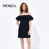 MO&Co. Linen Off-Shoulder Ruffle Dress