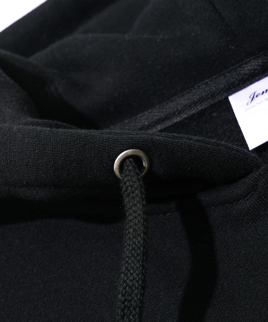 Jemut Pile Oversized Two-Way Zip-Up Hoodie (6 Types) Black Kjhd2407