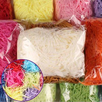 Material Box Filler Suppliey 20g Hochzeit Party Geschenk Raffia Papier Süßigkeiten Verpackung
