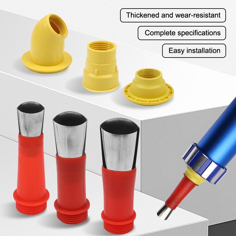 20Pcs Stainless Steel Caulk Nozzle Applicator Caulking Finisher Glue Sealant Finishing Tool Kitchen Bathroom Sink Joint