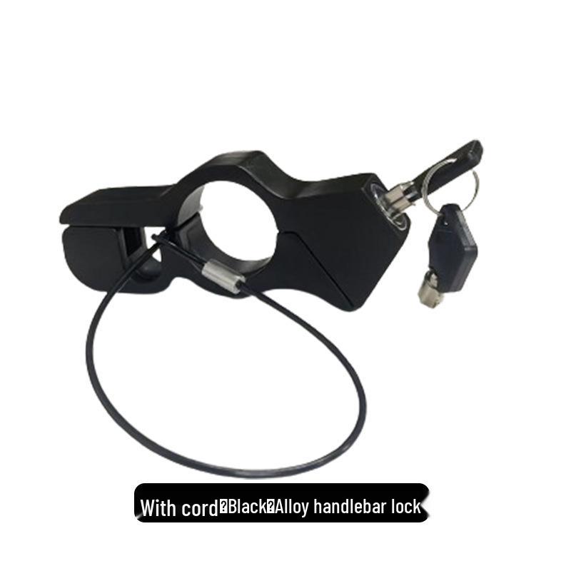 Universal Anti-Theft Motorcycle Handlebar & Throttle Lock with Alarm