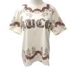S Short Sleeve T-shirt Ivory Cotton Women
