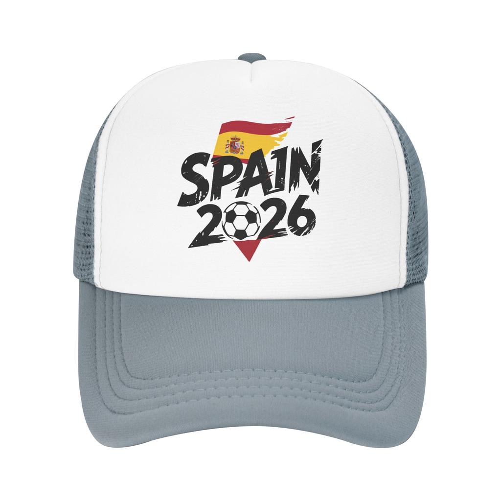 Spain Football Match Mesh Baseball Caps Unisex Women Trucker Worker Cap Usa Canada Mexico Soccer Dad Hat Summer Trucker Hats