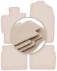 PREMIUM beige Fußmatten für: Mazda 6 II GH Limousine, Kombi, Liftback, Schrägheck 2007-2012