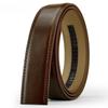 Black Brown Genuine Leather Belts Without Buckle Cowskin Belt Men Belt  Cinturones Para Mujer