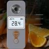 Prism Refraction Sugar Refractometer Handheld High Precision Saccharimeter Tester Densimeter Resolution