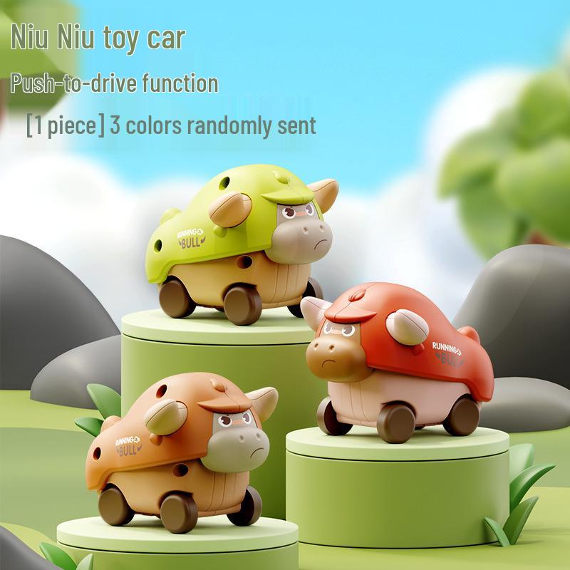 New Educational Pull-Back Cartoon Car Toy for Children