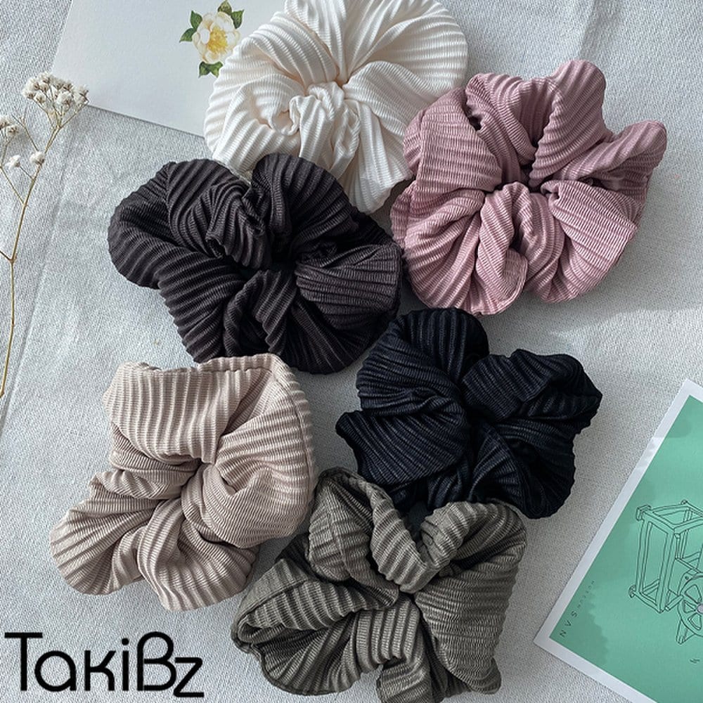 

Резинка для волос Monica s Golji Wrinkle Gopchang pink