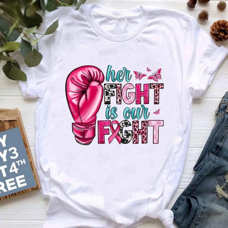 Summer Half Sleeve Retro Printed High Heels Cotton Loose Short Sleeve Women's T-Shirts Women’s