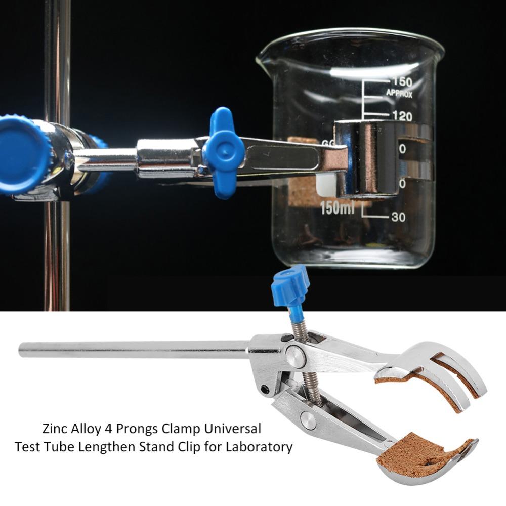 Anti Slip Pad Lab Flask Clamp Zinc Alloy Beaker Holder Condenser Clamp Lab Testing