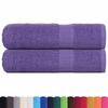 Vidaxl Shower Towels 2 Pcs. Purple 360 Gsm 100% Cotton