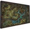 Vintage Orange Floral Gaming Mouse Pad Retro Bush Flower Leaf Print Smooth Edge Non Slip Mat For Gamers Office Home Wireless