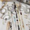 JIANWU 10 Rolls/set Basic Life Series Vintage Pattern Landscape Material Collage Washi Tape Creative DIY Journal Stationery