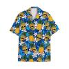 Summer Essential! Short-sleeve Hawaiian Shirt, Fun Pineapple Surf Print, Casual & Trendy