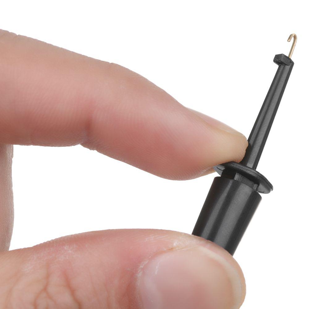 Color Random New Mini Colorful Multimeter Lead Wire Hook Clip Test Probe Electronic Testing