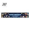 Neon Cyberspace Theme Large Happy Birthday Yard Banner Sign, 70 x 15 Inch Ornament Outdoor Backdrop Decoration for Boys Girls Party Supplies