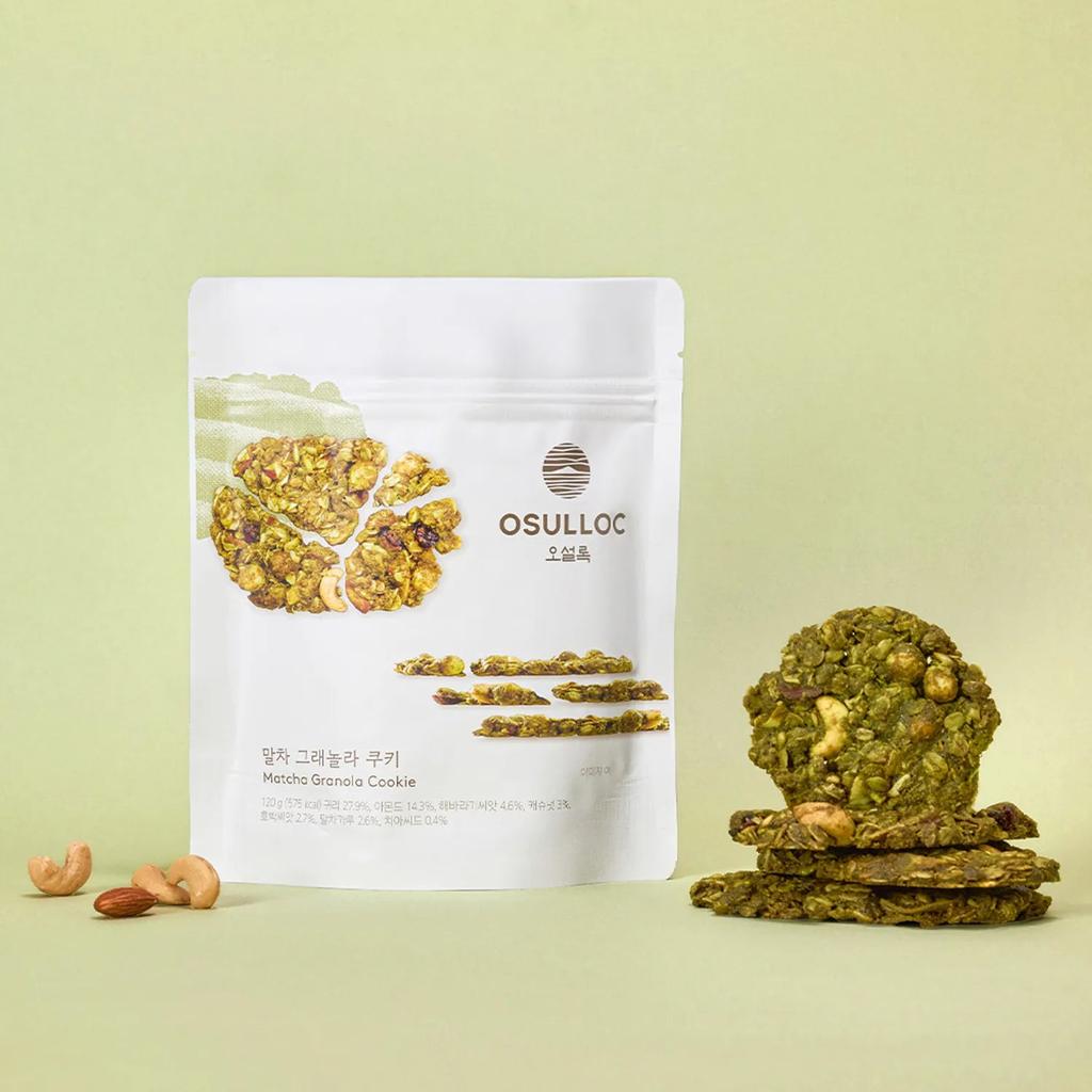 OSULLOC Matcha Granola Cookie 120g*2bag