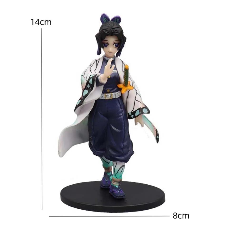 

Anime Demon Slayer Kimetsu no Yaiba figure Kamado Tanjirou Action Figure Agatsuma Zenitsu Nezuko Warrior PVC Model Toys