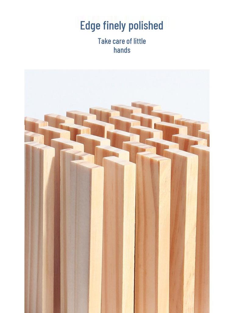 Wooden Building Blocks for Kids: Educational Construction Toys for Stacking and Building Fun