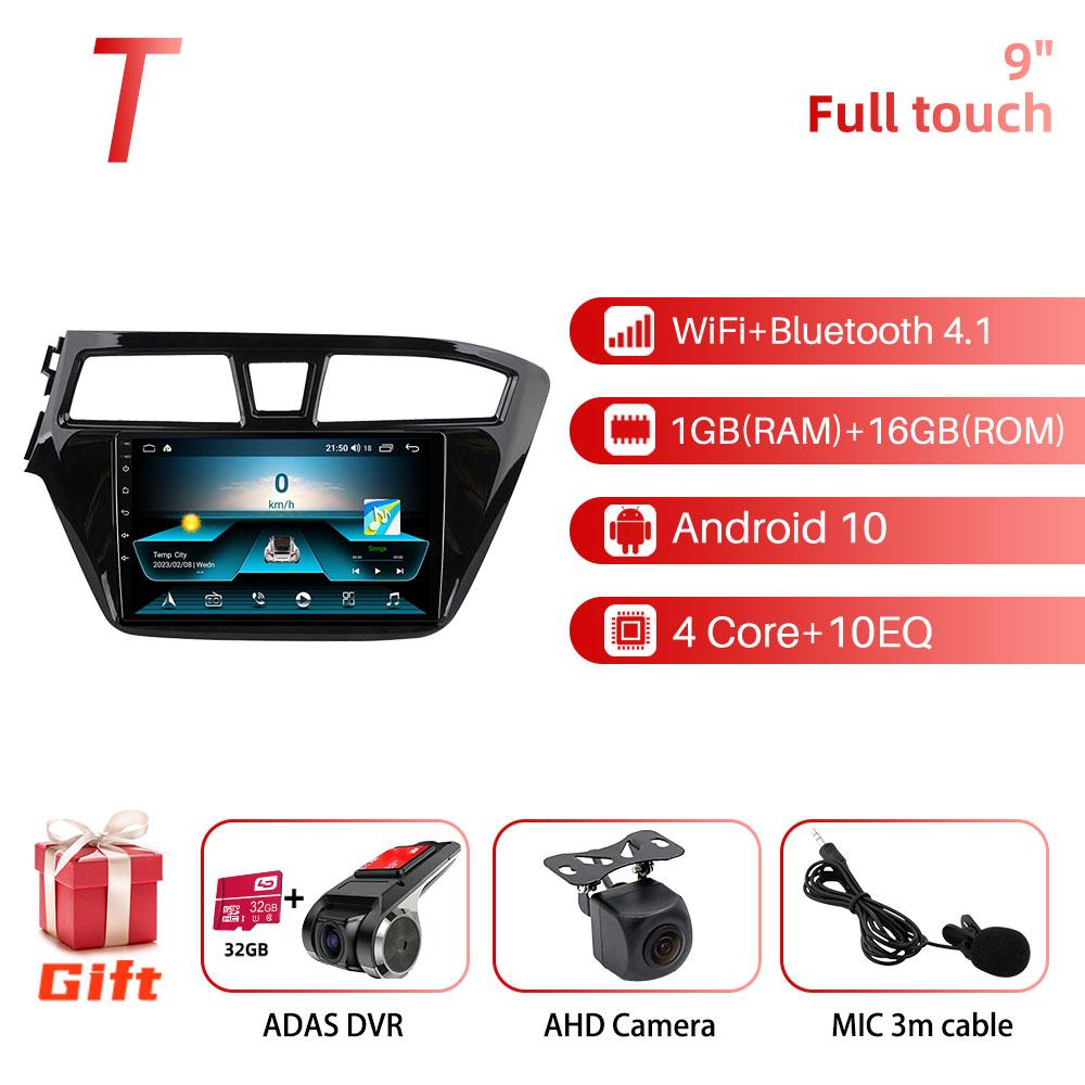 2 Din Android Car Radio Stereo for Hyundai I20 2014 - 2017 Left Hand Multimedia Player WIFI Navigation Autoradio GPS Head Unit