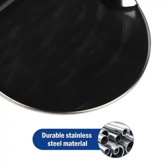 Steel Fuel Filler Gas Cap Door Protector Cover Trim For 2011-2016 Jeep Patriot